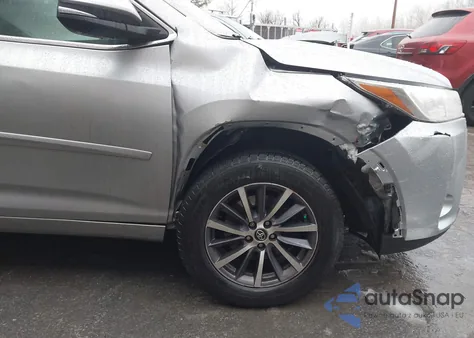 2018 Toyota Highlander Xle from USA, damaged, VIN 5TDJZRFHXJS540160